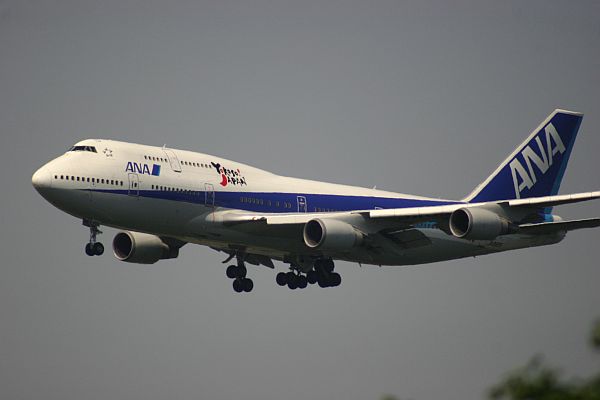 All Nippon Airways B747 in Frankfurt
