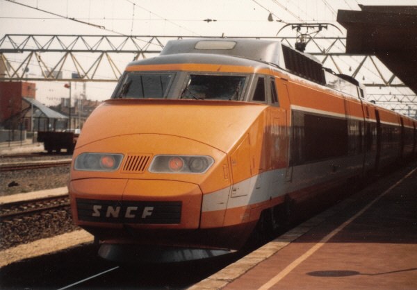 TGV (Train à grande vitesse) in Lyon - Eisenbahnen in Frankreich