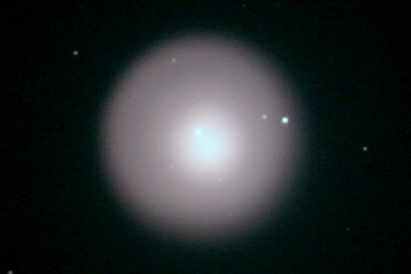 Komet Holmes am 28.10.2007, 1300mm, Ausschnitt