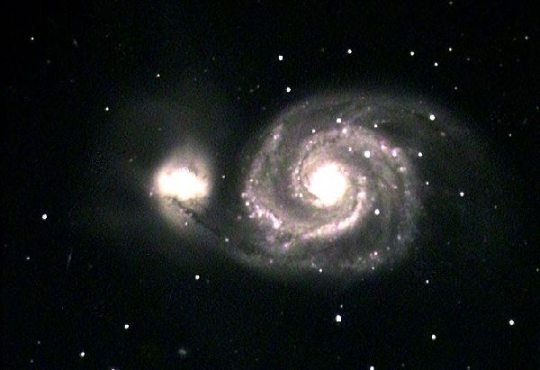 Weltraum - Kannibalen: Galaxie M51