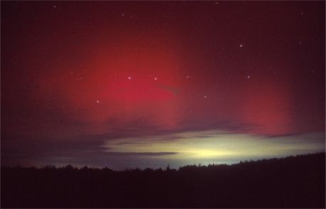 Auroras are rare in Germany - sometimes you can see some during solar storms