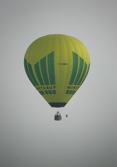 Heiluftballon - durch das 25cm-Teleskop aufgenommen