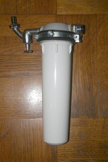 Katadyn Filtergehuse gebraucht mit Wasserhahn
