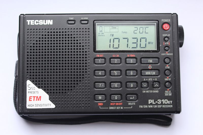 Kaufen Sie das beste Solarradio fr die Krisenvorsorge - kostenlose Tips von mir! --- Radio Tecsun PL-310ET  UKW LW MW KW